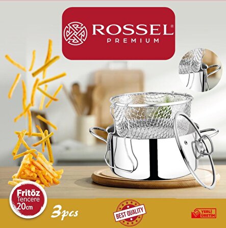 Rossel Premium Fritöz Tencere NMS-FRITOZ