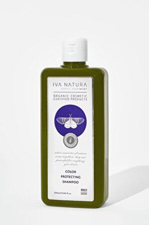 IVA NATURA Organik Renk Koruyucu Siyah Şampuan Isırgan Otu Özlü 350 ML