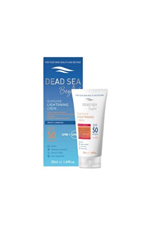 DEAD SEA & Beyond Sunsafe Lightening Creme SPF50 50 ml