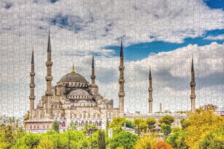 Nova Puzzle Sultanahmet Camii, İstanbul Puzzle 12+ Yaş Küçük Boy Puzzle 1000 Parça