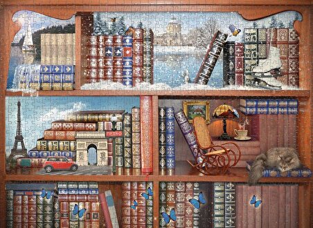 Nova Puzzle Sihirli Kitaplar 12+ Yaş Küçük Boy Puzzle 1000 Parça