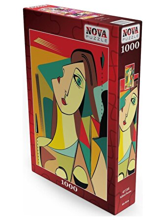 Nova Puzzle Kübist Portre 12+ Yaş Küçük Boy Puzzle 1000 Parça