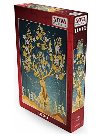 Nova Puzzle Geyik 12+ Yaş Küçük Boy Puzzle 1000 Parça