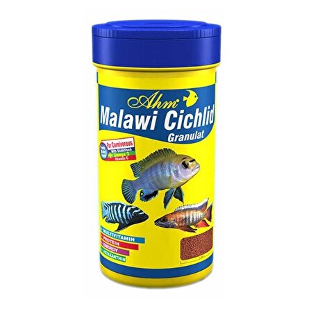 Ahm Malawi Cichlid Granulat Balık Yemi 1000 ML