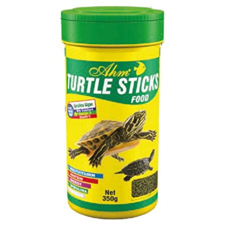 Ahm Turtle Sticks Green Food Kaplumbağa Yemi 1000 Ml