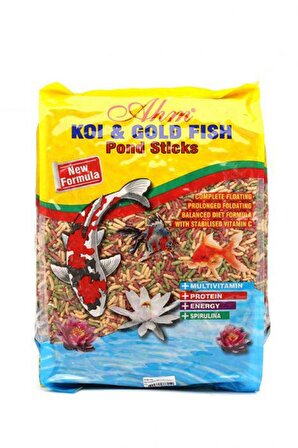 Ahm Koi Goldfish Mix Pond Sticks Balık Yemi 1 Kg