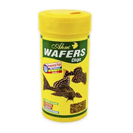 Ahm Wafers Chips Vatoz ve Çöpcü Balık Yemi 250 ml