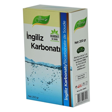 Bee Garden Yemeklik İngiliz Karbonatı Bicarbonate De Soude 200Gr