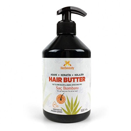 Herbeauty Hair Butter Saç Bombası 500 ml