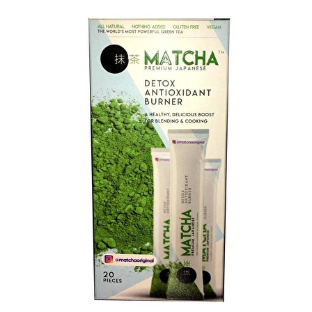 Matcha Organik Bardak Poşet Yeşil Çay 20'li 