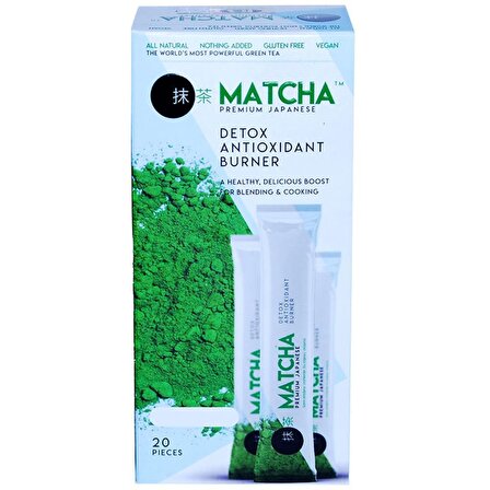 Matcha Maça Premium Japanese Detox Antioxidant Bitki Çayı 20li