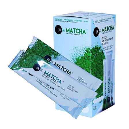 Matcha Premium Japanese Maça Çayı Orijinal Bandrollu 20Ad X 10GR