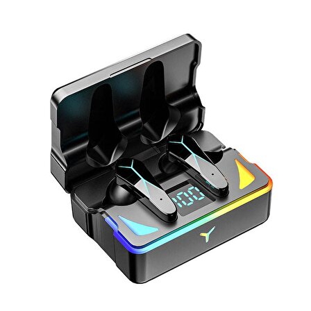 Sprange GM8 E-spor Oyun Çipli Dijital LED Ekranlı RGB Işıklı Oyuncu Bluetooth Kulaklık