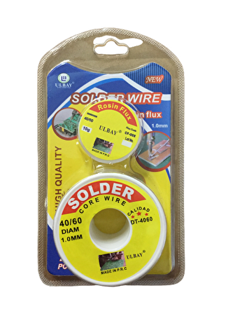 Solder Wire+Rosin Lehim Teli ve Pastası 2li Set