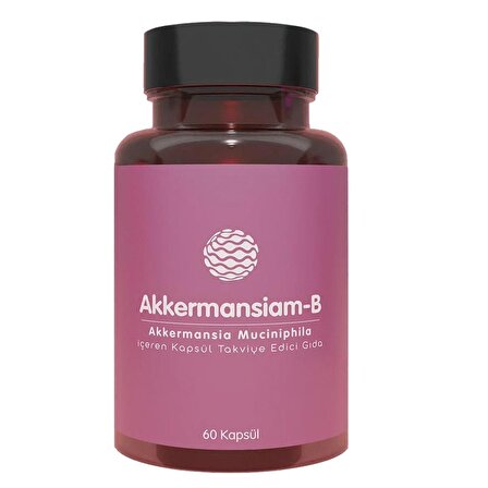Akkermansiam-B Akkermansia Muciniphila içeren Takviye Edici Gıda 60 Kapsül