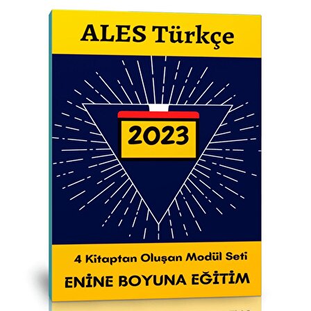 2023 ALES Türkçe Modüler Kitap Seti ( 4 Kitap)