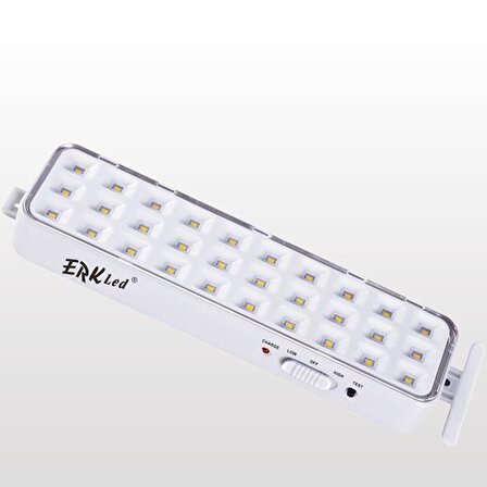 ERKLED 30 Led Şarj Edilebilir Işıldak Acil Durum Aydınlatması Kamp Lambası 2w ERK6030