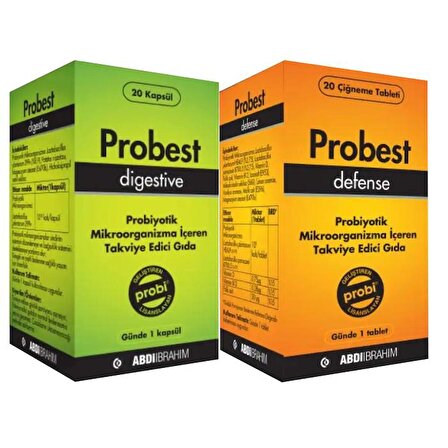 Probest Digestive + Probest Defense Avantajlı Probiyotik Paketi