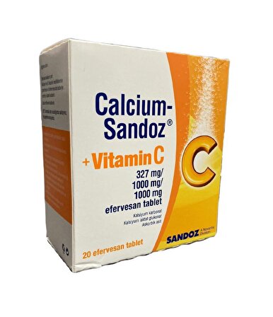 Calcium-Sandoz Vitamin C 20 Efervesan Tablet