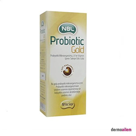 NBL Probiotic Gold Çift Kaplamalı 10 Saşe