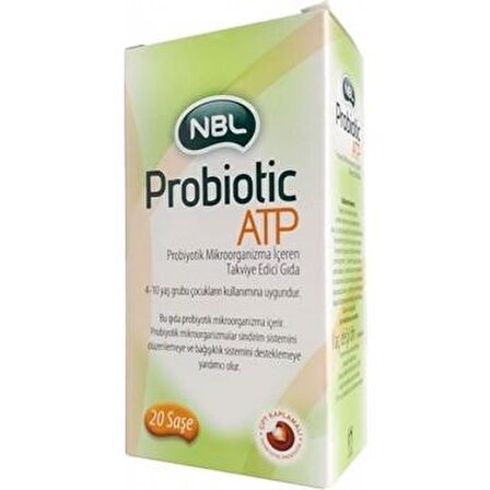 NBL Probiotic ATP Takviye Edici Gıda 20 Saşe