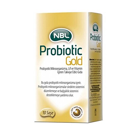 Nbl Probiotic Gold Çift Kaplama 20 Saşe Takviye Edici Gida