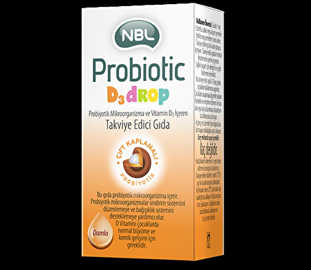 NBL Probiotic D3drop Takviye Edici Gıda 7.5 ml