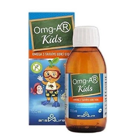 Aris Life Omg-AR Kids Sıvı Takviye Edici Gıda 150 ml