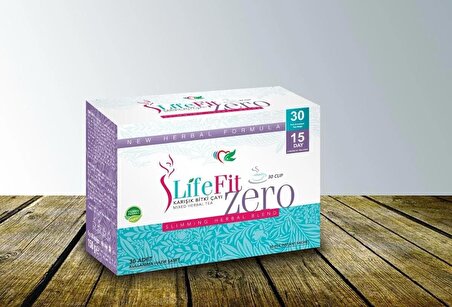 LifeFit Zero Detoks & Bitki Çayı 30 Günlük  istenmeyen kilolarınızdan kurtulun