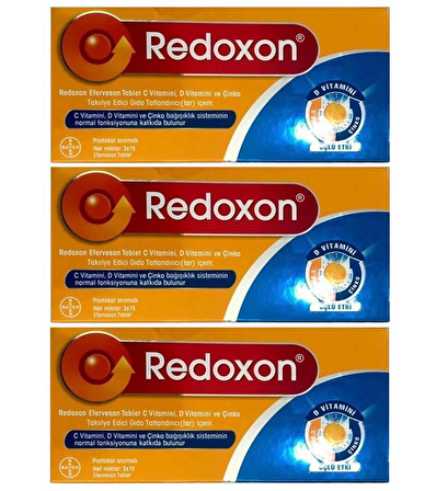Bayer Redoxon 30 Efervesan Tablet x 3 Adet
