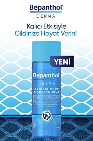 Bepanthol Derma Hassas Cilt için Arındırıcı B5 Vitaminli Yüz Temizleme Jeli 200 ml 
