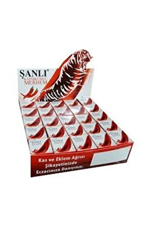 Şanlı Kapsikumlu Merhem 3,5 gr - 50LI Paket