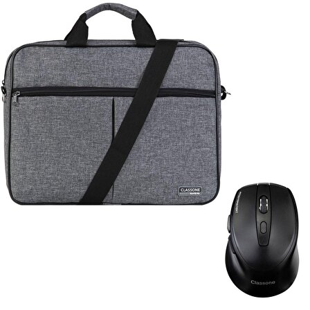 Classone BND304 Notebook Çantası + Kablosuz Mouse (Hediye)