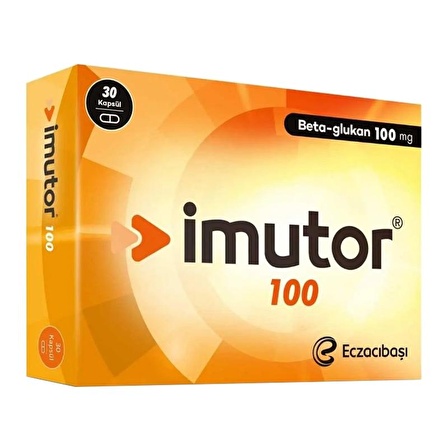 İmutor Beta Glukon 30Kapsül 100mg