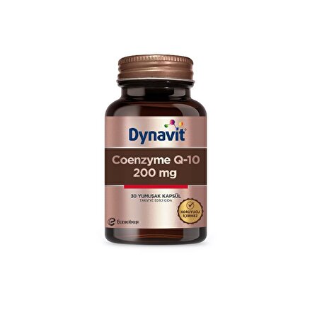Dynavit Coenzyme Q10 200 mg 30 Yumuşak Kapsül