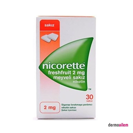 Nicorette 2 Mg 30 Lu Nikotin Sakızı Meyveli