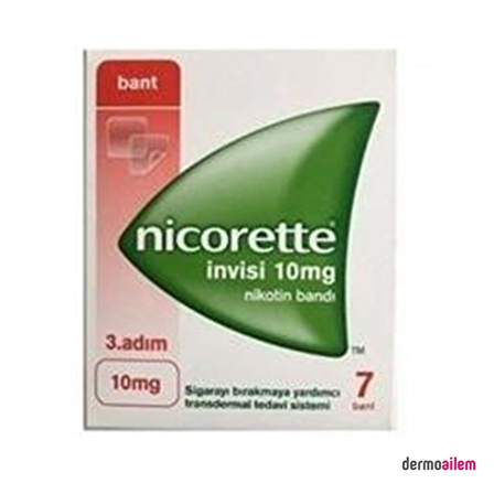 Nicorette Invisi 10mg 3. Adım Nikotin Bandı