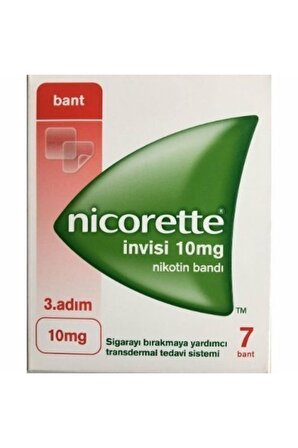 Nicorette 3. Adım Nikotin Bandı 10 mg