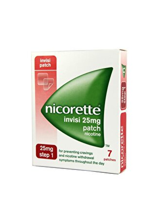 Nicorette Invisi 1.adım 25 mg Nikotin 7 Bandı