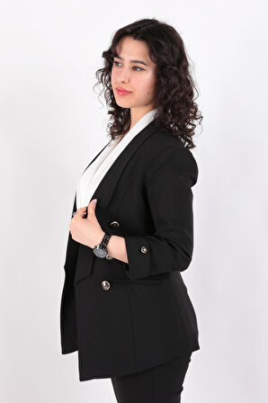 Ayhan 90599 Kadın Blazer Ceket