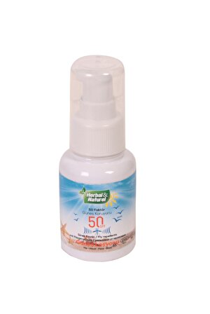Herbal&Natural 50 Faktör Renksiz Güneş Koruyucu Sprey 50 ml