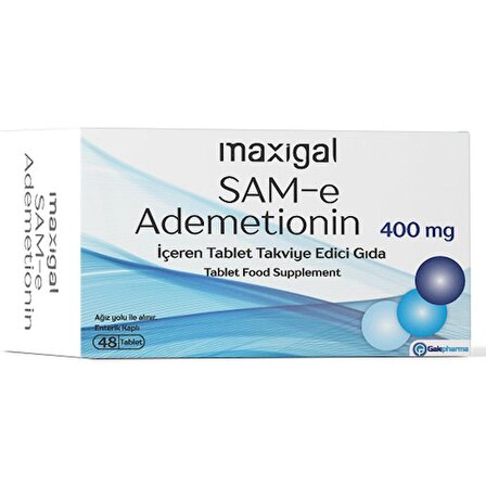 Maxigal Sam-E (Ademetionin) 400 Mg 48 Tablet