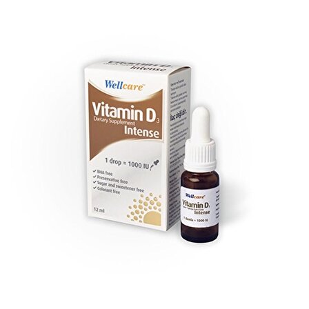 Wellcare Vitamin D3 İntense 12 ml