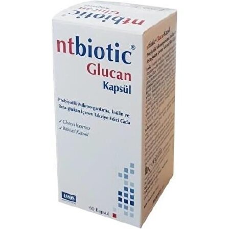 Ntbiotic Glukan 60 Kapsül