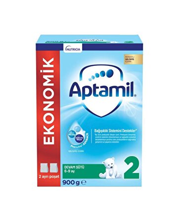 Aptamil 2 Devam Sütü 900 gr  6-9 Ay 