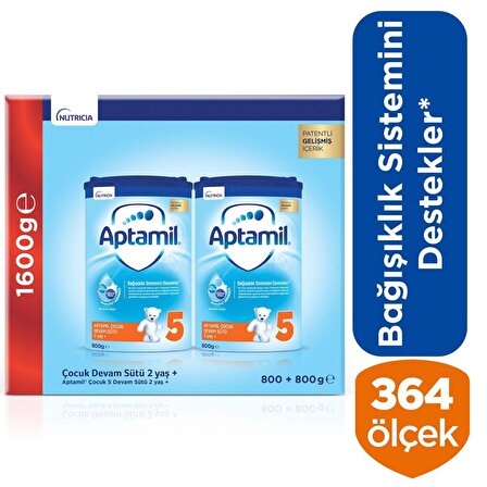 Aptamil 5 Prebiyotik Devam Sütü 2 x 800 gr