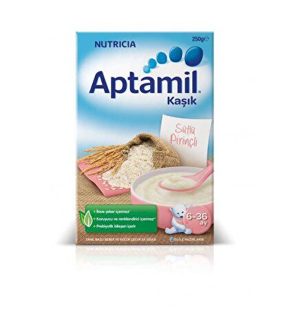 Milupa Aptamil Sütlü Pirinçli Kaşık Maması 250 Gr
