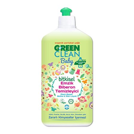 Green Clean Baby Bitkisel Emzik Biberon Temizleyici 500Ml