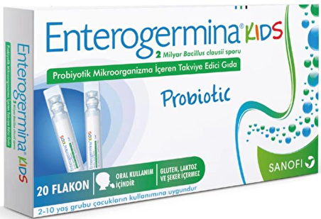 Enterogermina Kids Takviye Edici Gıda 100 Ml - 5 Ml X 20 Flakon