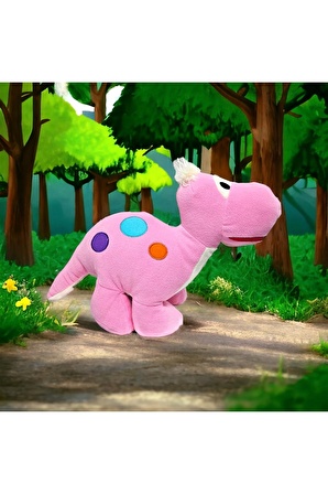 Toyzz 45 cm Pembe Dinozor Uyku Arkadasi Pelus Oyuncak